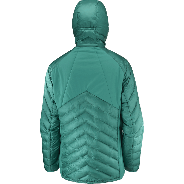 Salomon Women\s Insulated Jacket Hoodie - Outline Primaloft JV8B48836 Pacific