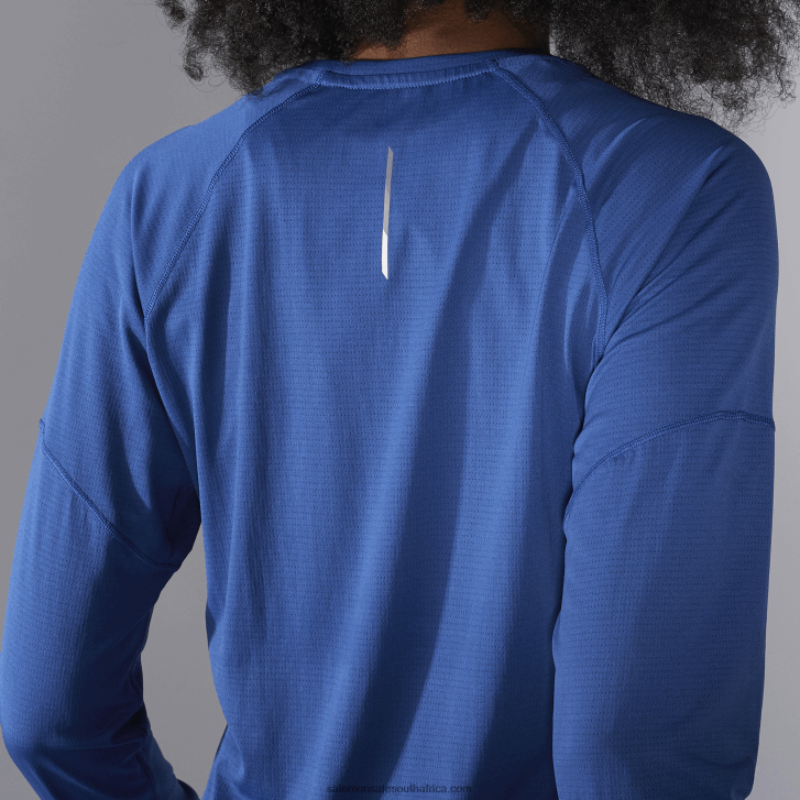 Salomon Women\s Long Sleeve T-Shirt - Cross Run JV8B48920 Navy Peony