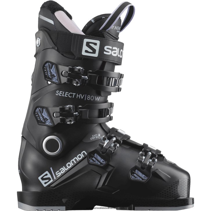 Salomon Womens On-Piste Boots - Select Hv 80 JV8B481290 Black/Lavender/Belluga