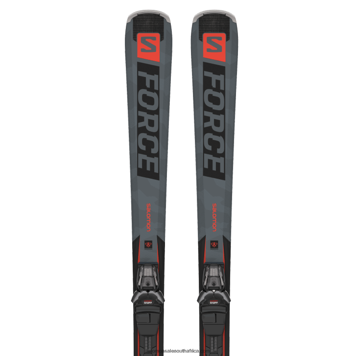 Salomon Womens On-Piste Ski Package - S/Force Fx80 (And M11) JV8B481025 Black/Neon Coral/Castelrock