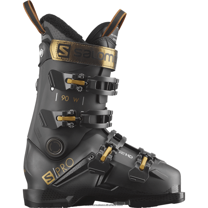 Salomon Womens On-Piste Skis - S/Pro Mv 90 JV8B481031 Belluga Metallic/Black/Copper Metallic