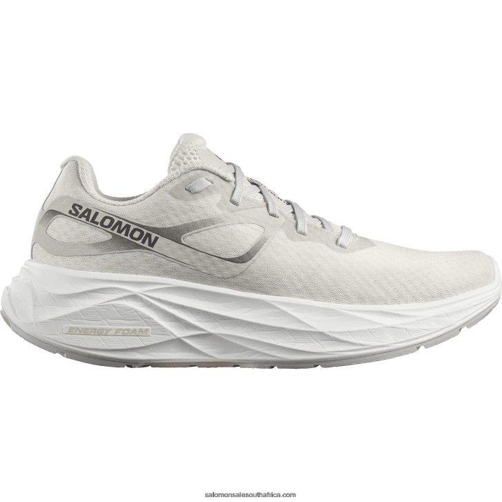 Salomon Womens Running Shoes - Aero Glide JV8B481149 Vanilla Ice/White/Lunar Rock