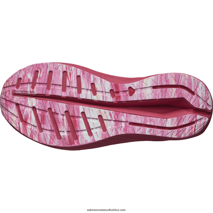 Salomon Women\s Running Shoes - Aero Volt JV8B48753 Tender Peach/Virtual Pink/White