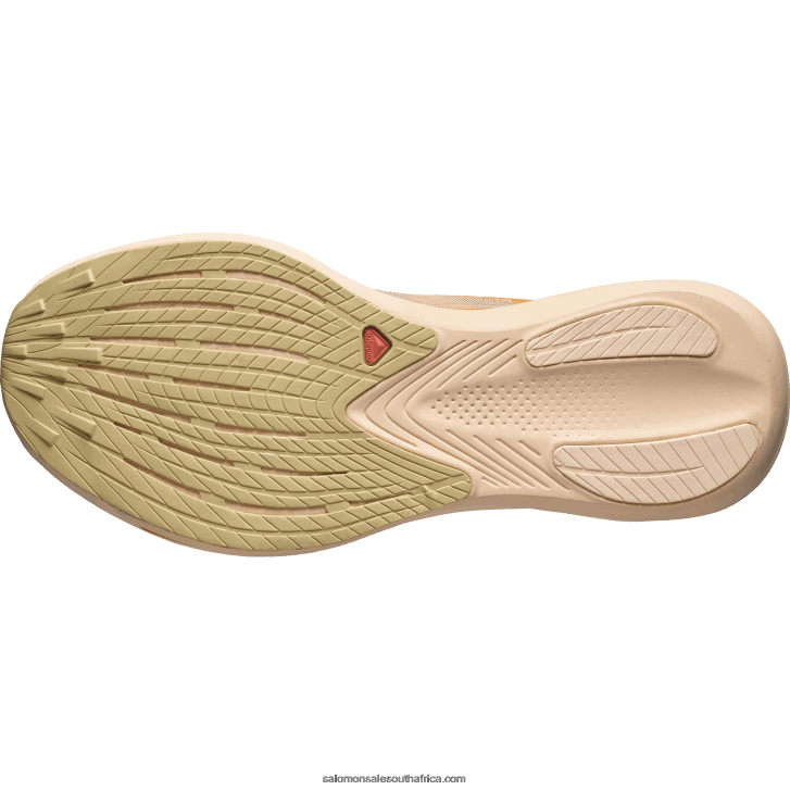 Salomon Women\s Running Shoes - Phantasm JV8B48742 Blazing Orange/Almond Cream/Leek Green