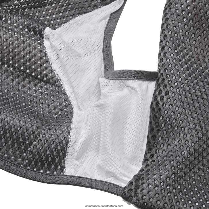 Salomon Women\s Running Vest with flasks included - Active Skin 8 JV8B48982 White/Ebony