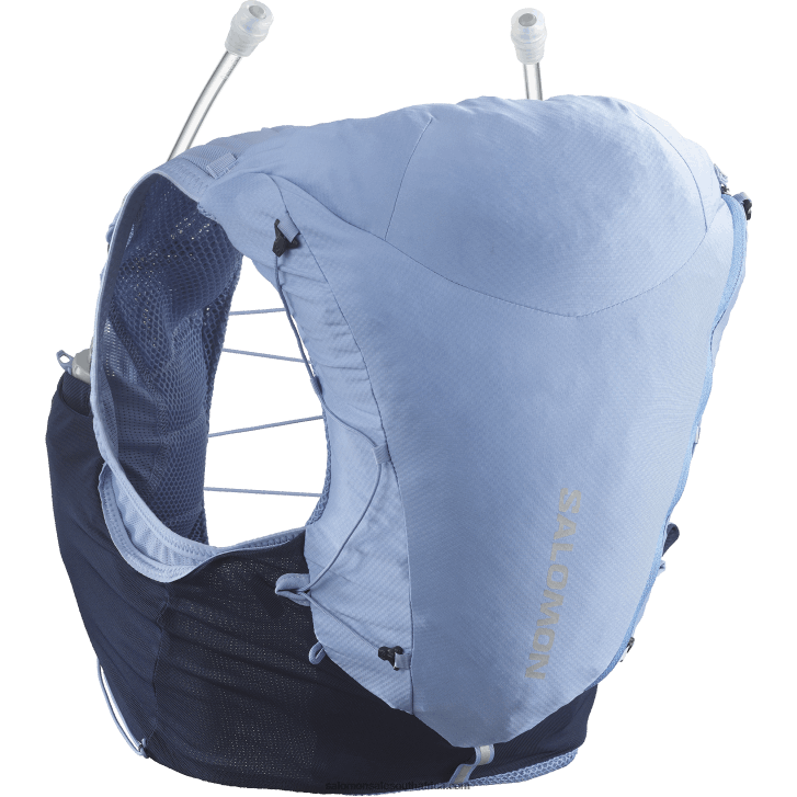 Salomon Women\s Running Vest with flasks included - Adv Skin 12 JV8B48966 English Manor/Black Iris