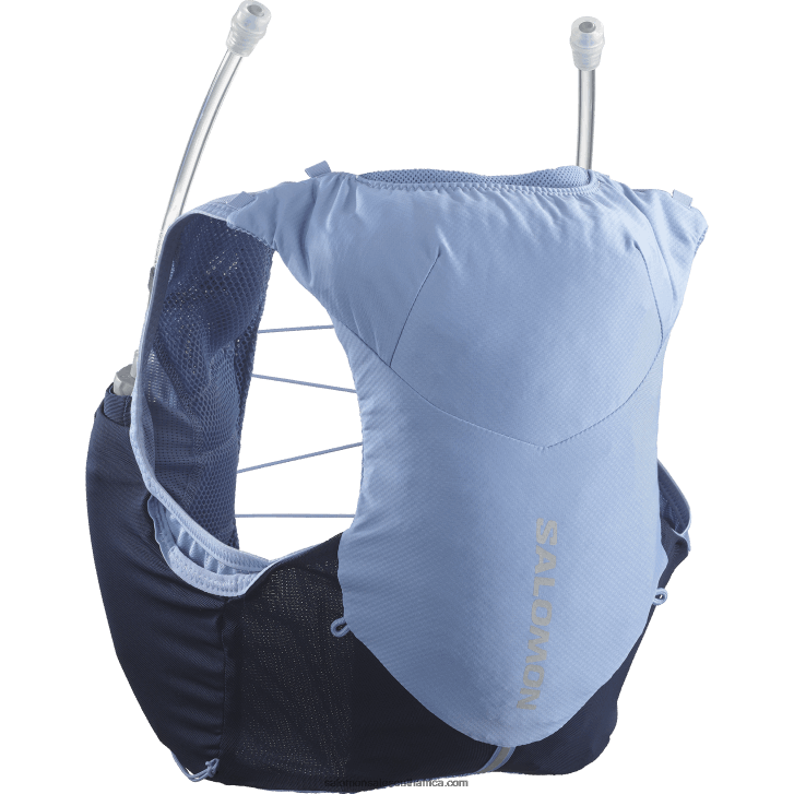 Salomon Women\s Running Vest with flasks included - Adv Skin 5 JV8B48971 English Manor/Black Iris