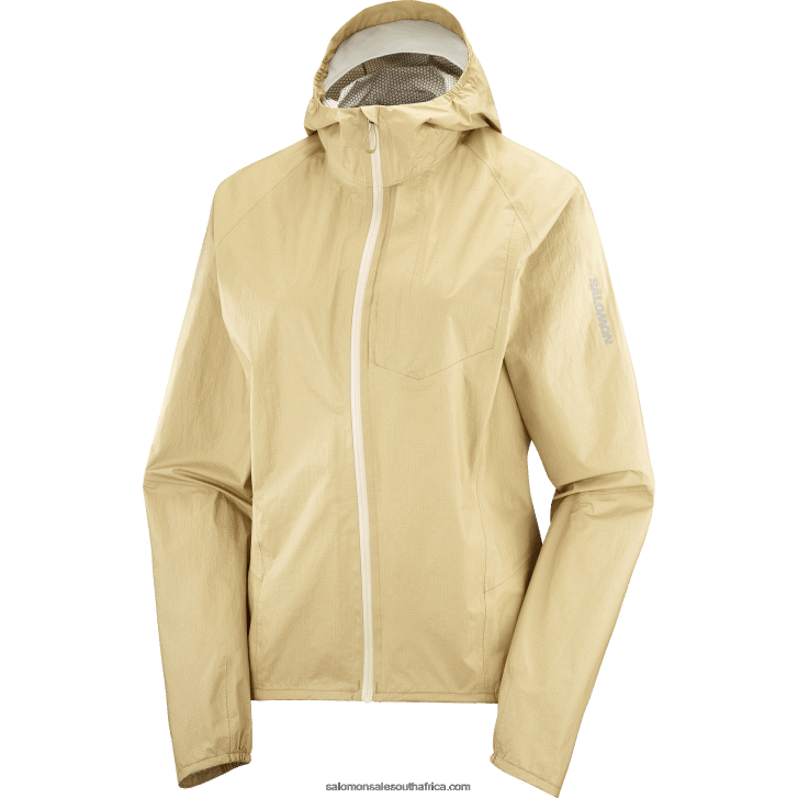 Salomon Women\s Shell Jacket - Bonatti Waterproof JV8B48839 Mojave Desert