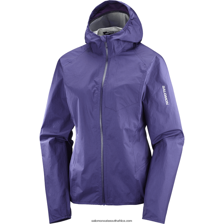Salomon Women\s Shell Jacket - Bonatti Waterproof JV8B48844 Astral Aura