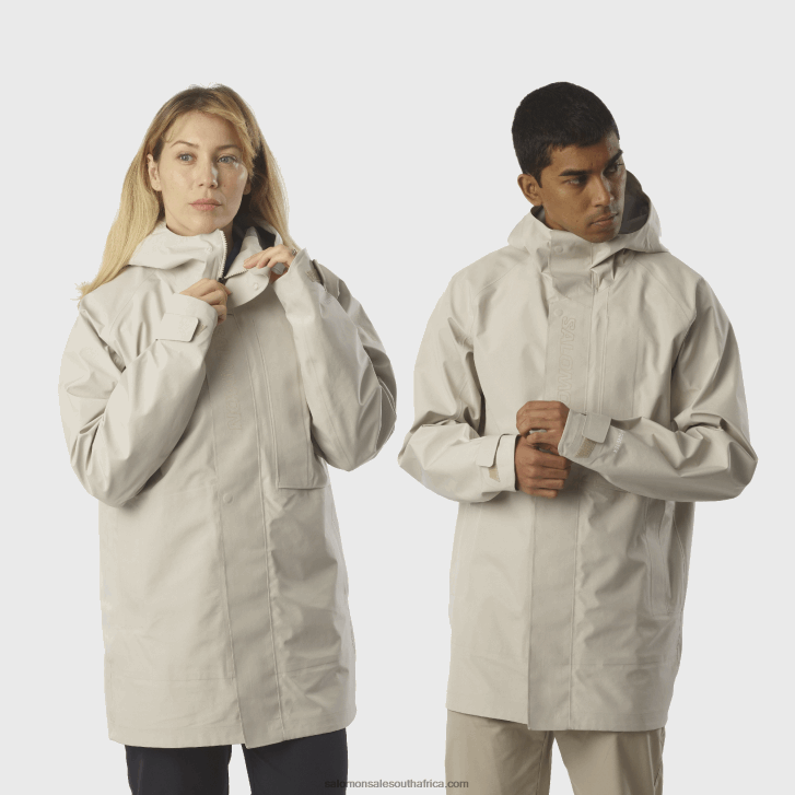 Salomon Womens Shell Jacket - Essential Gore-Tex JV8B48832 Rainy Day