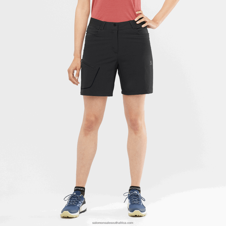 Salomon Womens Shorts - Wayfarer JV8B48950 Black