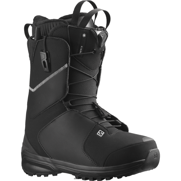 Salomon Womens Snowboard Boots - Kiana JV8B481322 Black/Silver