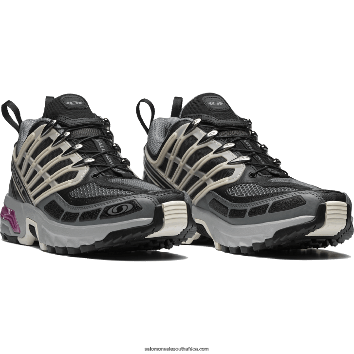 Salomon Women\s Sportstyle Shoes - Acs Pro Advanced JV8B48779 Black/Alloy/Feather Gray