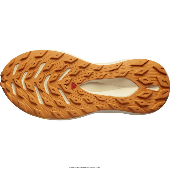 Salomon Women\s Trail Running Shoes - Glide Max Tr JV8B481499 Bleached Sand/Tender Peach/Orange Pepper