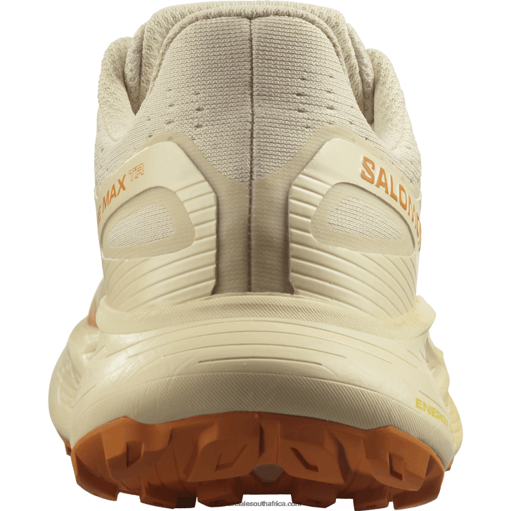 Salomon Women\s Trail Running Shoes - Glide Max Tr JV8B481499 Bleached Sand/Tender Peach/Orange Pepper