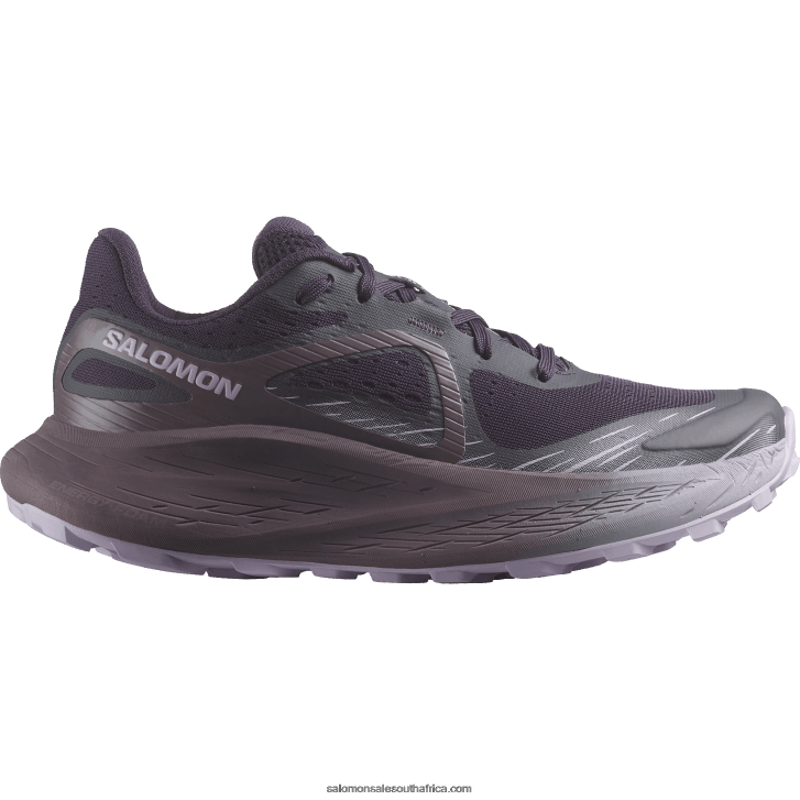 Salomon Womens Trail Running Shoes - Glide Max Tr JV8B481500 Nightshade/Moonscape/Orchid Bloom