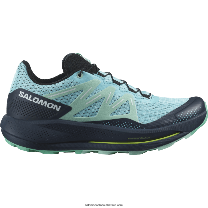 Salomon Womens Trail Running Shoes - Pulsar Trail JV8B481513 Blue Radiance/Carbon/Yucca