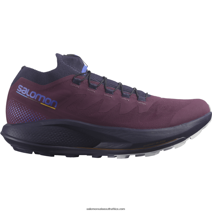 Salomon Womens Trail Running Shoes - Pulsar Trail Pro JV8B481532 Grape Wine/Night Sky/Lunar Rock