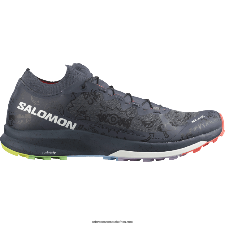 Salomon Womens Trail Running Shoes - S/Lab Ultra 3 Limited Edition JV8B481524 India Ink/Fiery Coral/Black