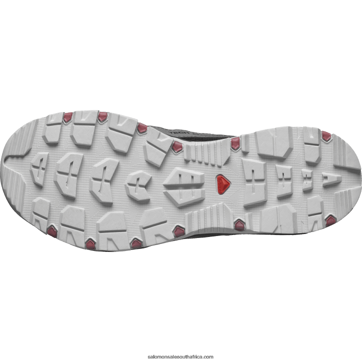 Salomon Women\s Water Shoes - Techamphibian 5 JV8B48788 Pewter/Black/Wild Ginger