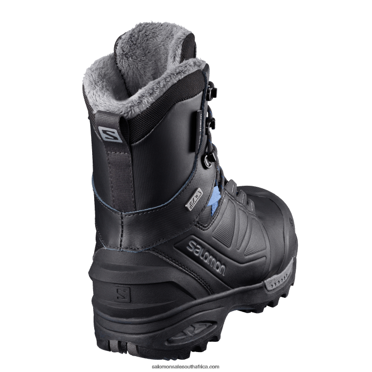 Salomon Women\s Winter Boots - Toundra Pro Clima Waterproof JV8B48783 Phantom/Black/Amparo Blue