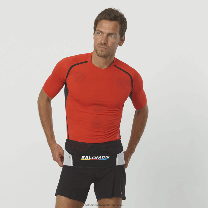 Salomon Men's Belt - Adv Skin Race Flag JV8B48316 Black/White