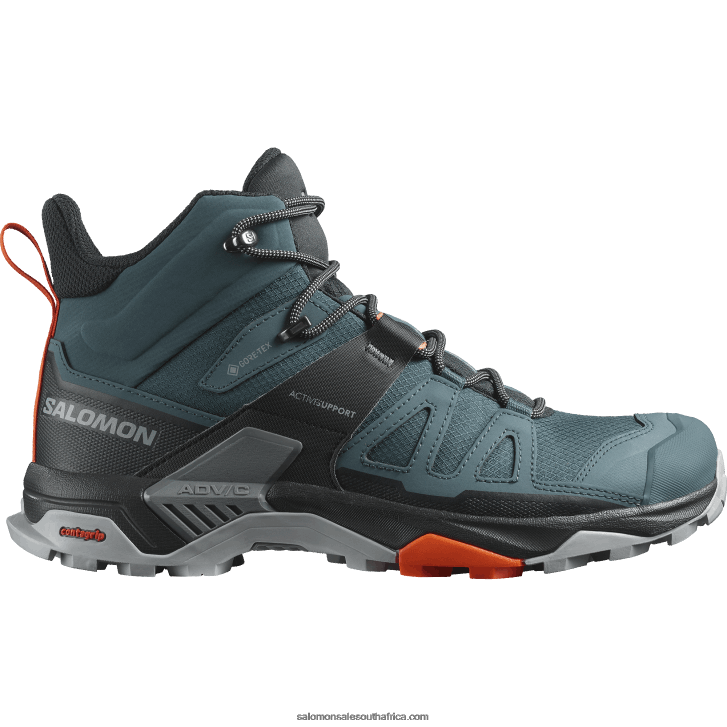 Salomon Men's Hiking Boots - X Ultra 4 Mid Gore-Tex JV8B4810 Stargazer/Black/Scarlet Ibis