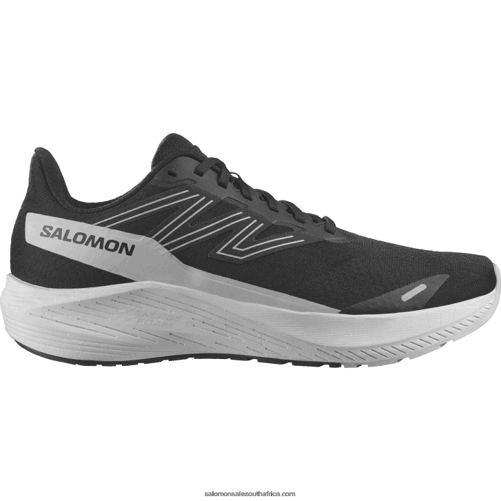 Salomon Men's Running Shoes - Aero Blaze JV8B481067 Black/White/Lunar Rock