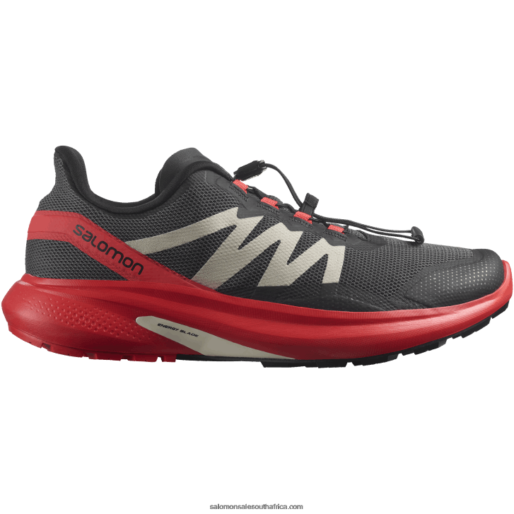 Salomon Men's Trail Running Shoes - Hypulse JV8B481484 Magnet/Poppy Red/Black