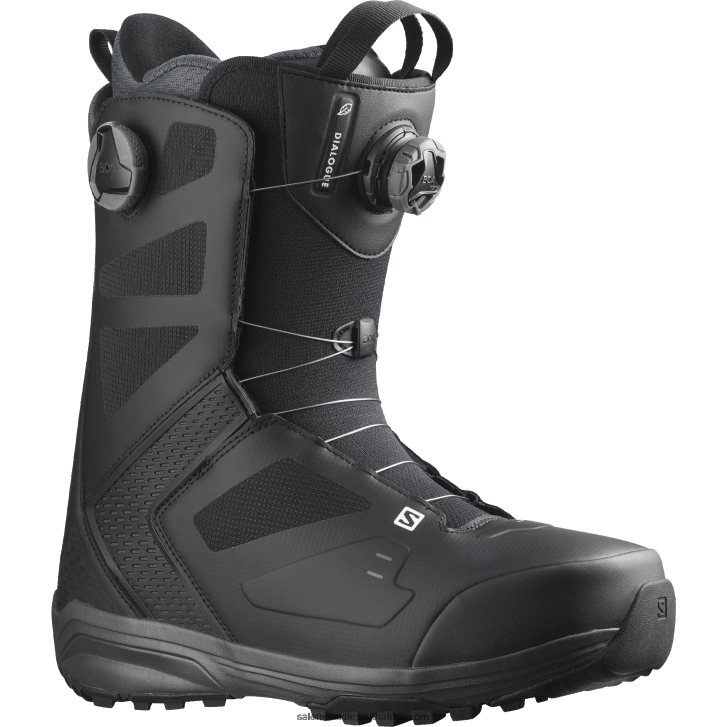 Salomon Men's Snowboard Boots - Dialogue Dual Boa JV8B48587 Black/Magnet