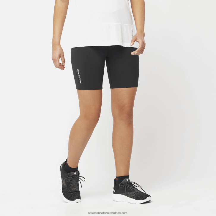 Salomon Women's Short Tights - Cross Multi 7 JV8B481155 Deep Black