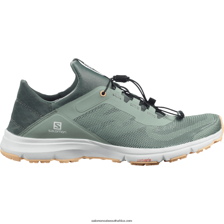 Salomon Women's Sandals - Amphib Bold 2 JV8B48791 Green Milieu/Balsam Green/Almond Cream